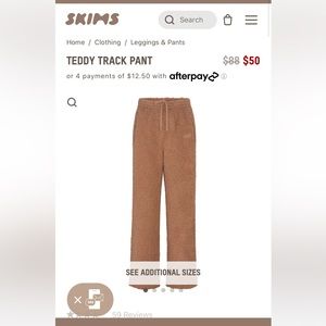 SKIMS Teddy Track Suit
